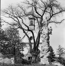 a5ef Himmelfahrtssäule Friedhof 1973