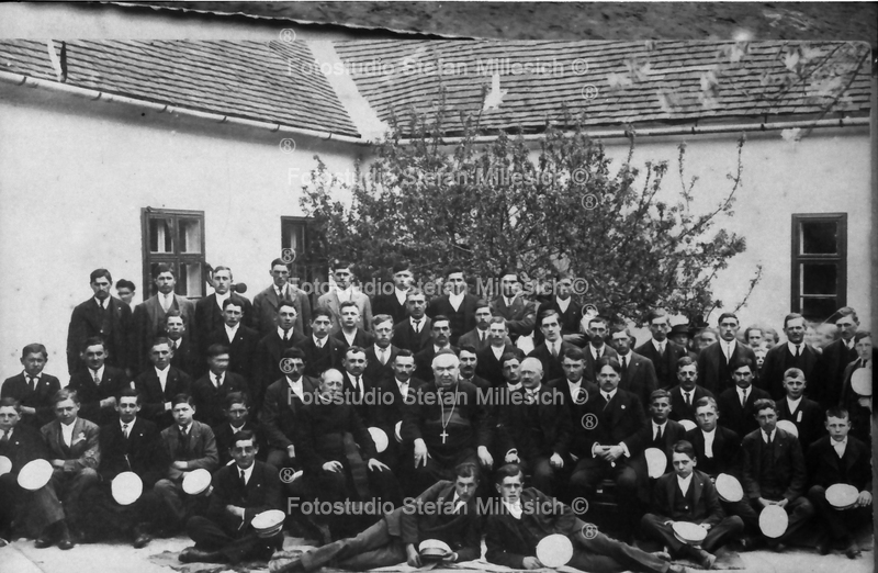 a7aa Repro altes Gruppenfoto Männer