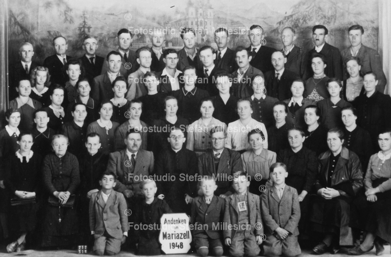 a7ag REPRO Wallfahrer Mariazell 1948