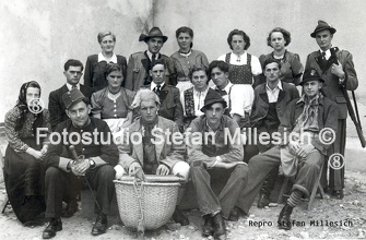 a20ba Theatergruppe St.Georgen ca 1949